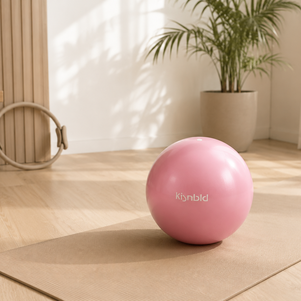 Anti-Burst Pilates Exercise Ball – Stability Ball for Yoga, Core Strength, Balance & Home Workouts
