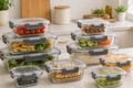 10-Piece Glass Meal Prep Containers with Lids – Airtight Food Storage &amp; Lunch Boxe