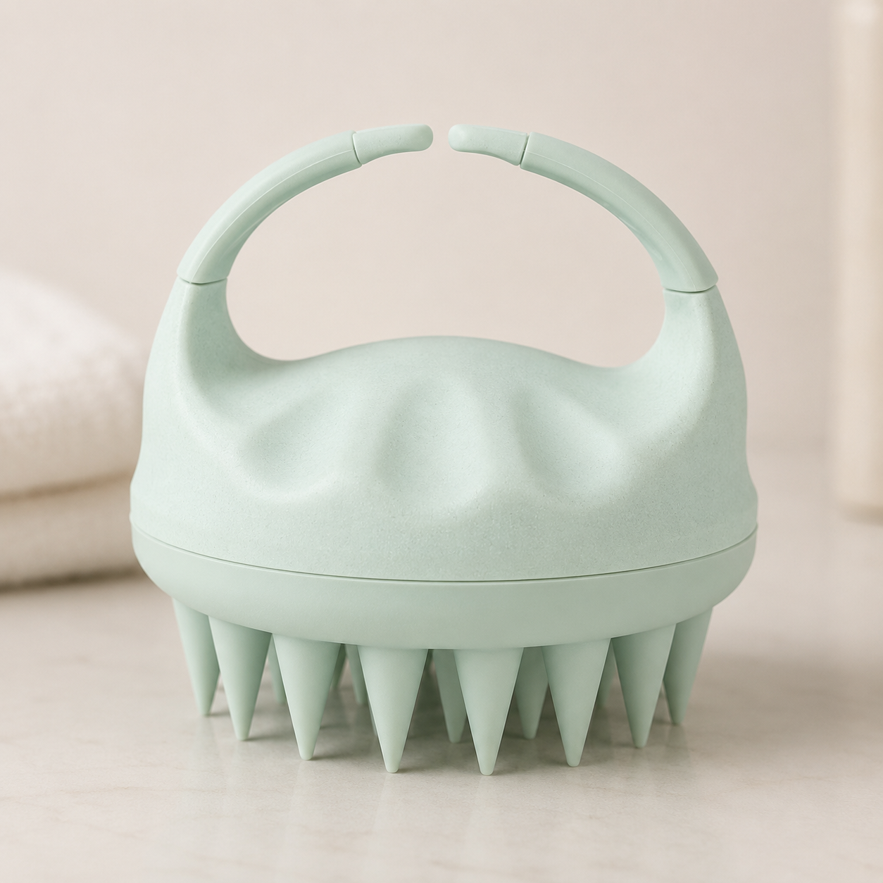 Silicone Scalp Massager Shampoo Brush – Soft Bristle Scalp Scrubber